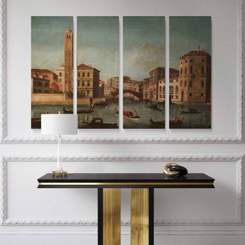 Scene on the Grand Canal Venice Smithsonian American Art Museum Bequest of Mabel Johnson Langhorne canvas wall art - Image 4