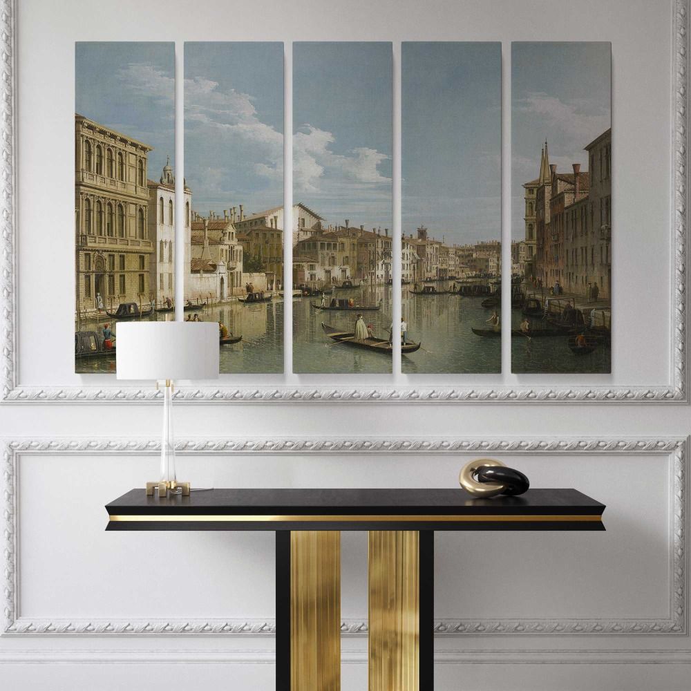 The Grand Canal in Venice from Palazzo Flangini to Campo San Marcuola canvas wall art - Image 5