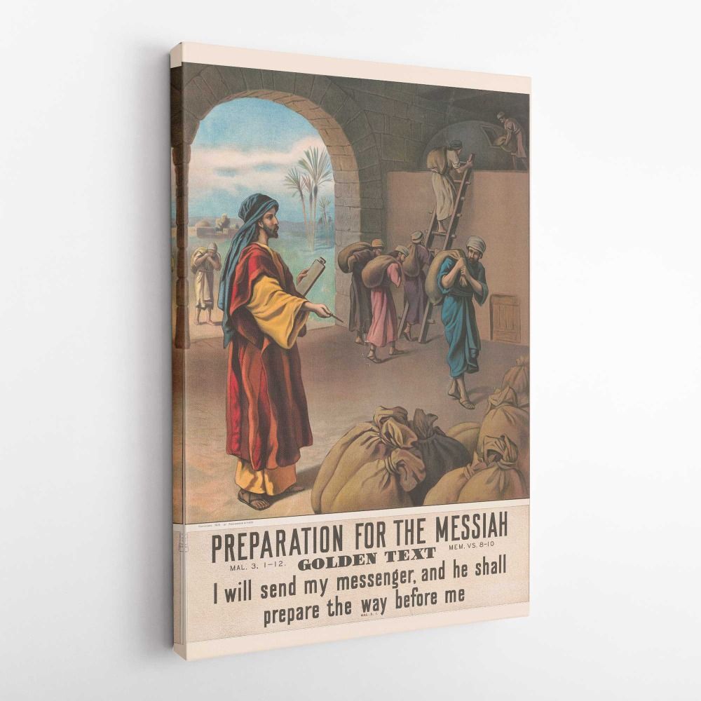 Preparation for the messiah canvas wall art - Image 5