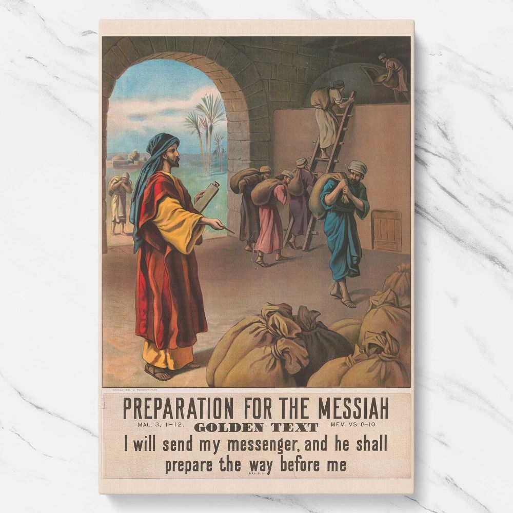 Preparation for the messiah canvas wall art - Image 7