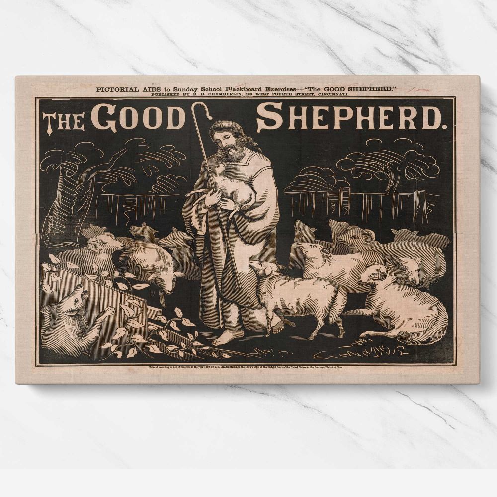 The good shepherds canvas wall art - Image 7