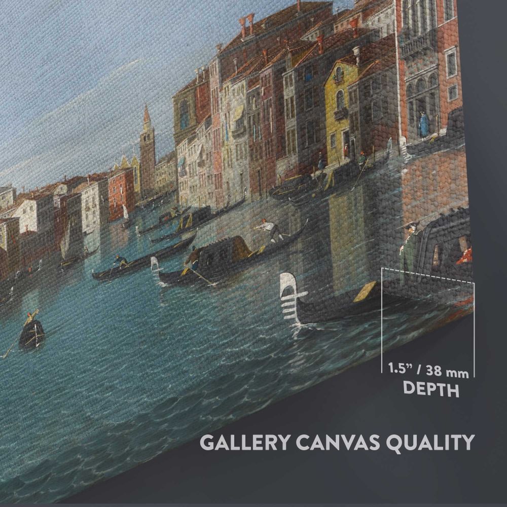 Santa maria della salute and canal grande venice 1700 - 1799 Canaletto canvas wall art - Image 8