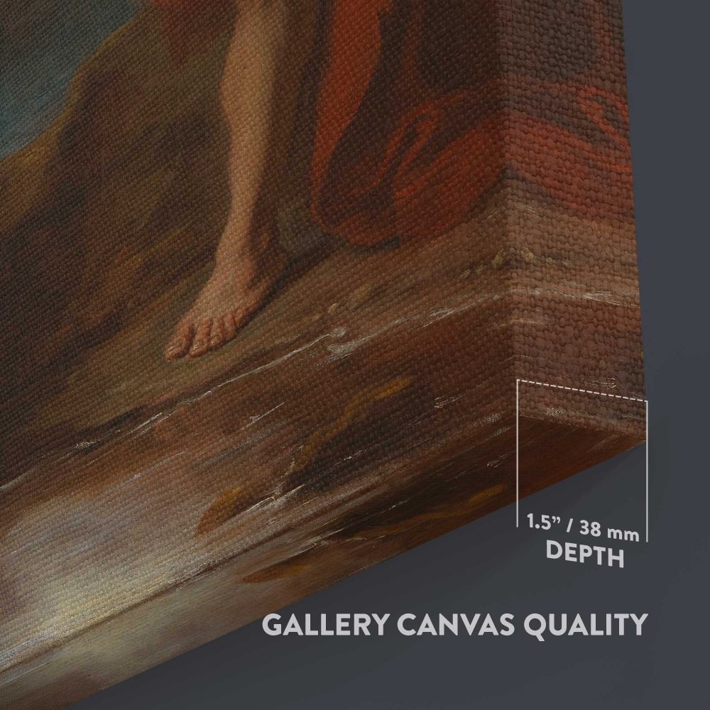 The Baptism of Christ by Antoine Coypel canvas wall art - Image 8