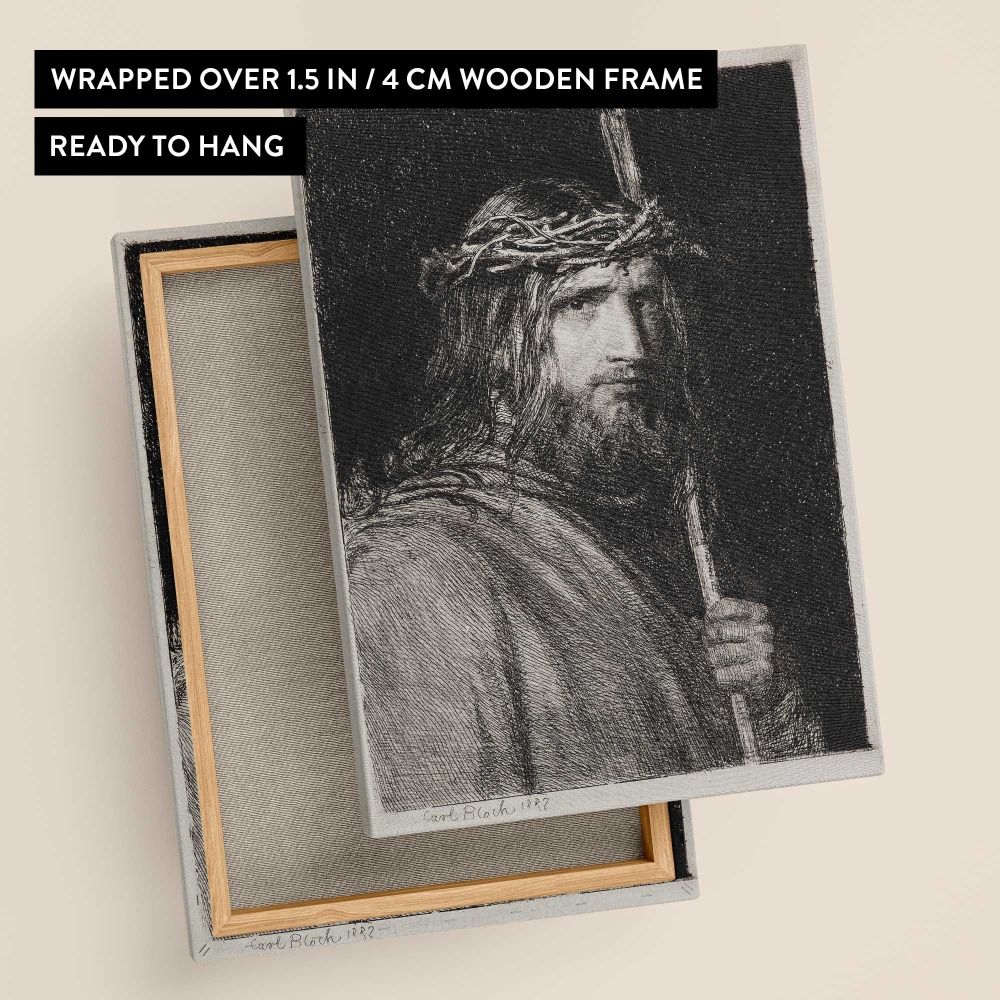 Christ Crowned with Thorns by Carl Bloch canvas wall art - Image 9