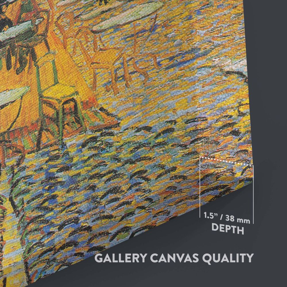 Cafe Terrace at Night Canvas Print Van Gogh - Starry Night Cafe Street Scene - Image 3