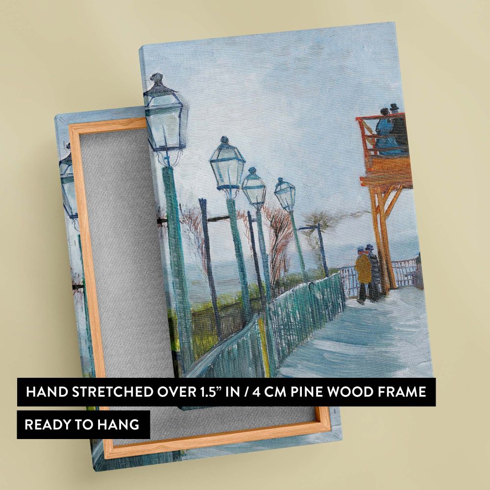 Terrace and Observation Deck by Van Gogh - Paris Street View Art canvas wall art - Image 6