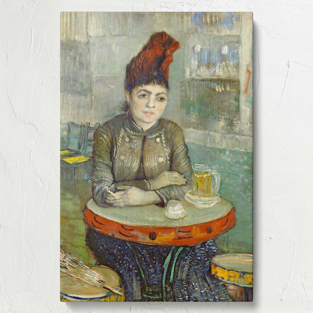 Agostina Segatori in the Cafe du Tambourin - Parisian Portrait Print By Vincent van Gogh - Image 7
