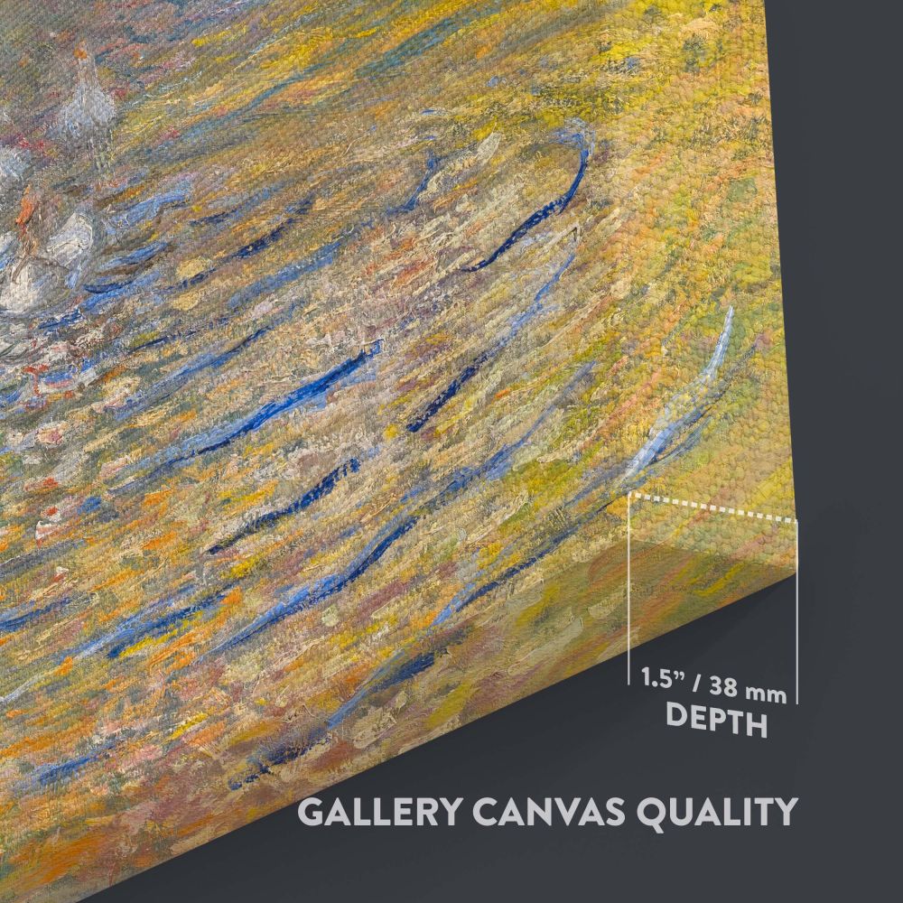 The Geese - Autumn Trees with Ducks Landscape Art By Claude Monet canvas wall art - Image 3