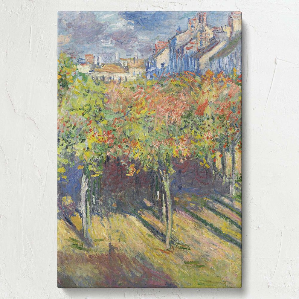 View from His House at Le Cours du 14 Juillet - Impressionist Landscape By Claude Monet canvas wall art - Image 7