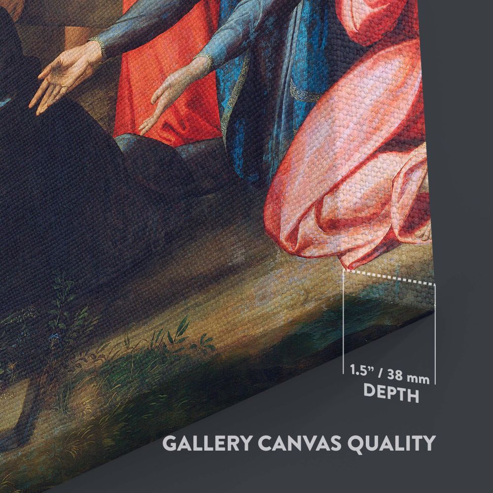 Christ Falling on the Way to Calvary - Sacrificial Scene By Raphael canvas wall art - Image 3
