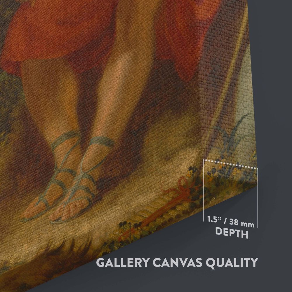 Venus and Anchises - Romantic Myth Scene By Benjamin Robert Haydon canvas wall art - Image 3