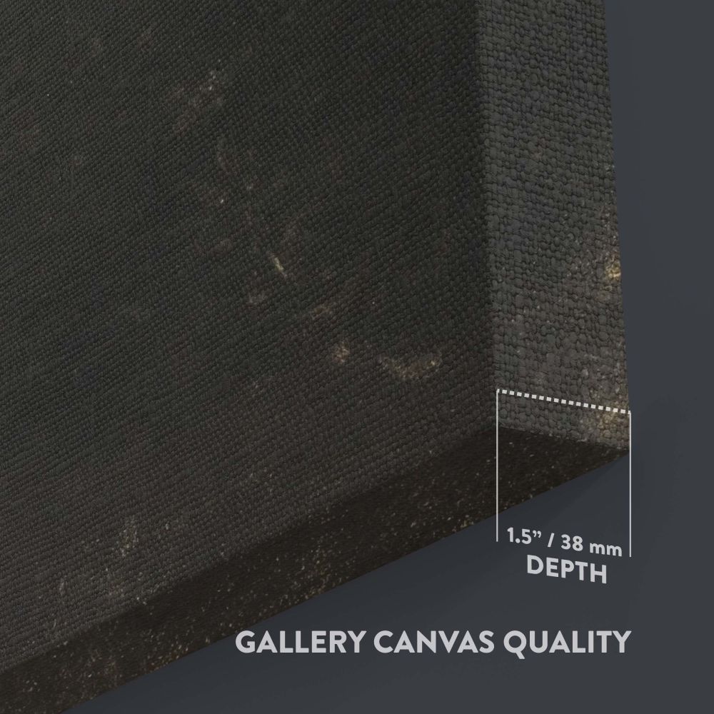 Glowing Figure Before Archway - Ghostly Vision in Black and White By Odilon Redon canvas wall art - Image 3