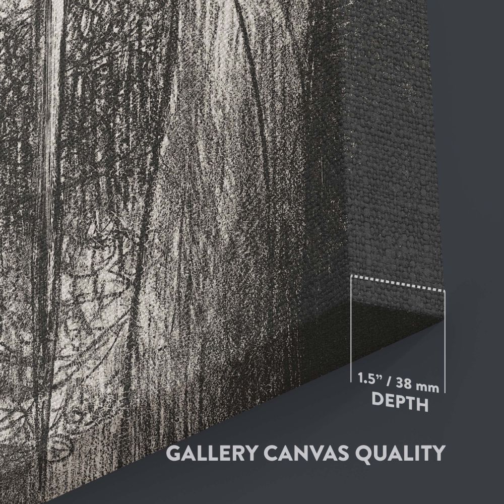 Seven Stars with Two-Edged Sword - Mystical Revelation Scene By Odilon Redon canvas wall art - Image 3