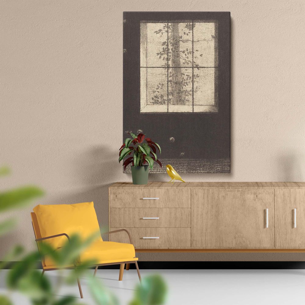 Le Jour (Day) - Tree Through Window Minimalist Scene By Odilon Redon canvas wall art - Image 5