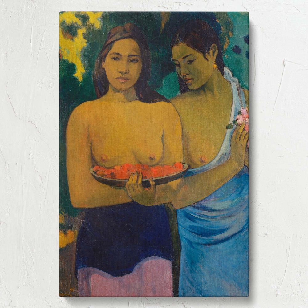 Two Tahitian Women - Vibrant Polynesian Scene By Paul Gauguin canvas wall art - Image 7