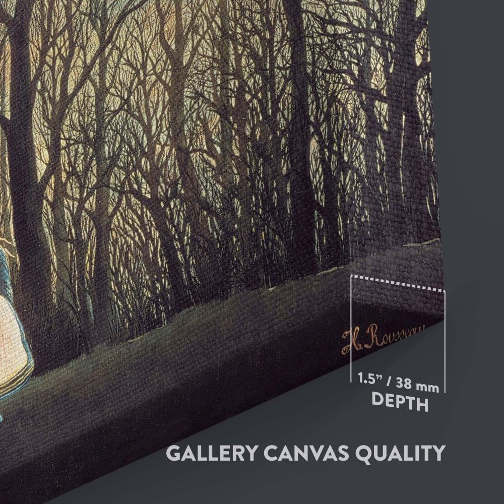 Carnival Evening - Surreal Night Forest Scene By Henri Rousseau canvas wall art - Image 3