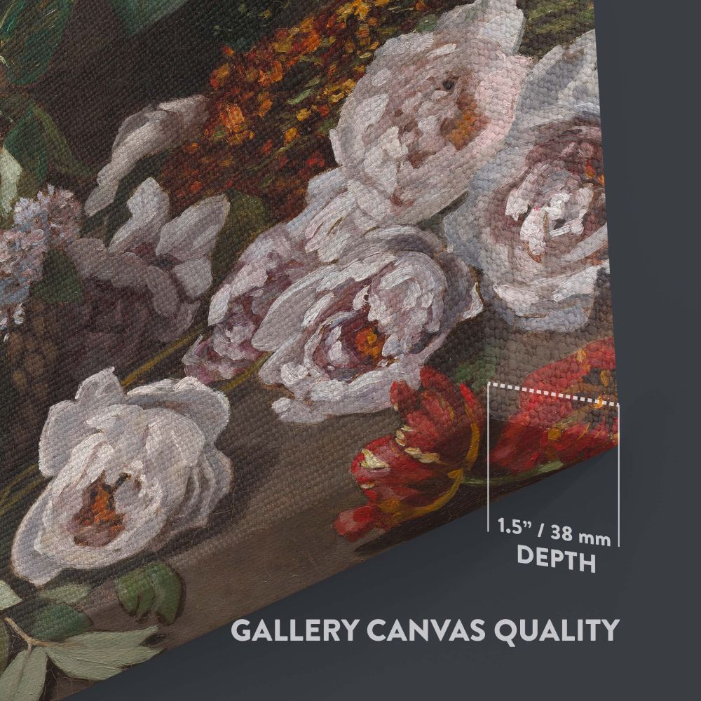 Spring Flowers - Blooming Roses & Garden Florals By Claude Monet canvas wall art - Image 3