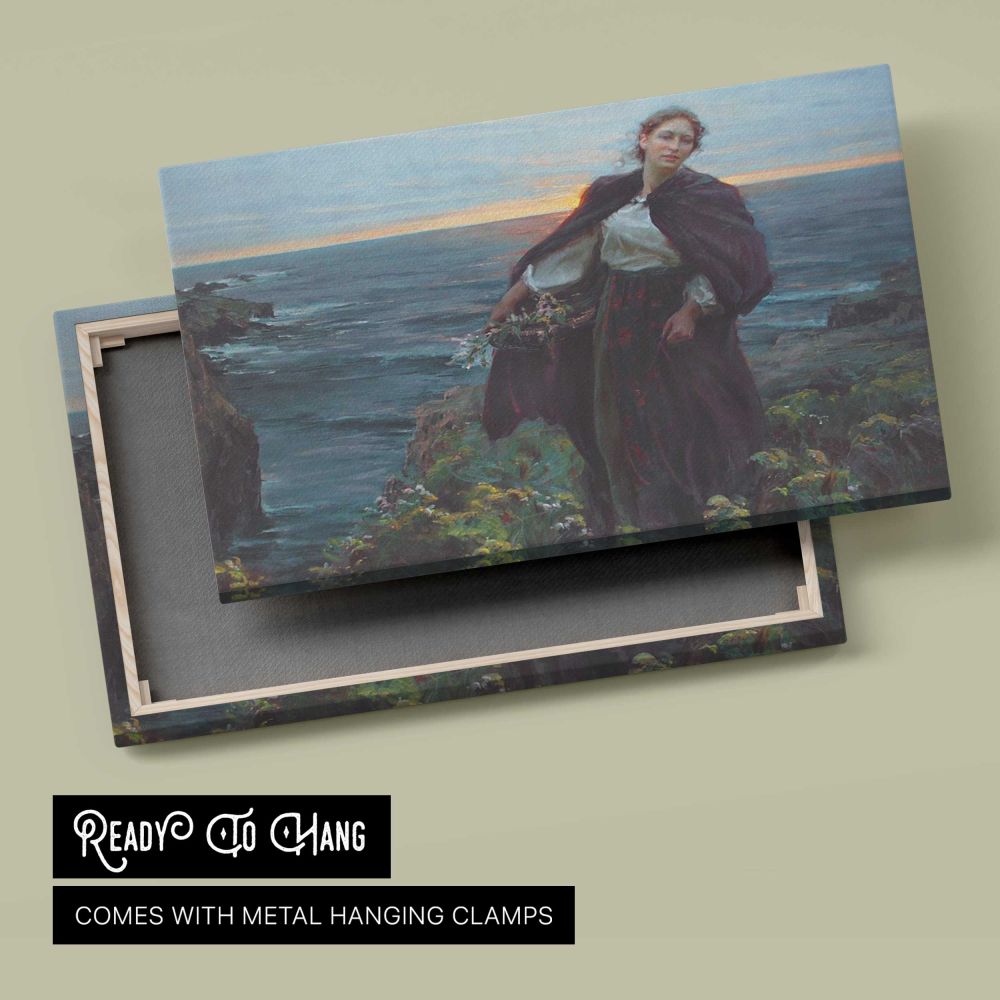 Awaiting-his-return-large by Daniel Gerhartz - canvas rear frame and hanging hardware
