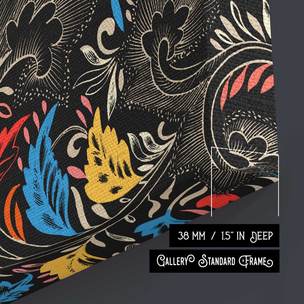 Chinese vintage seamless pattern flower background, decorative oriental art — room mockup view 5