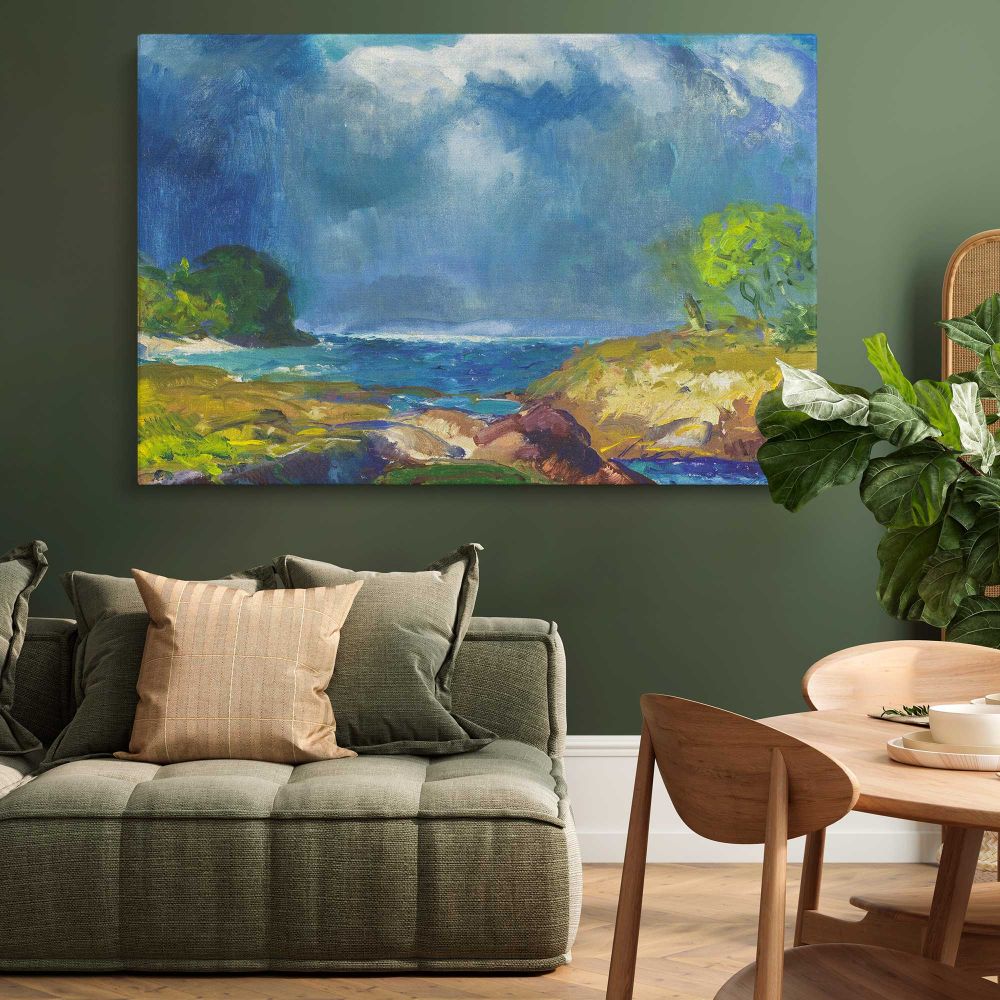 The Coming Storm canvas wall art in room setting 4