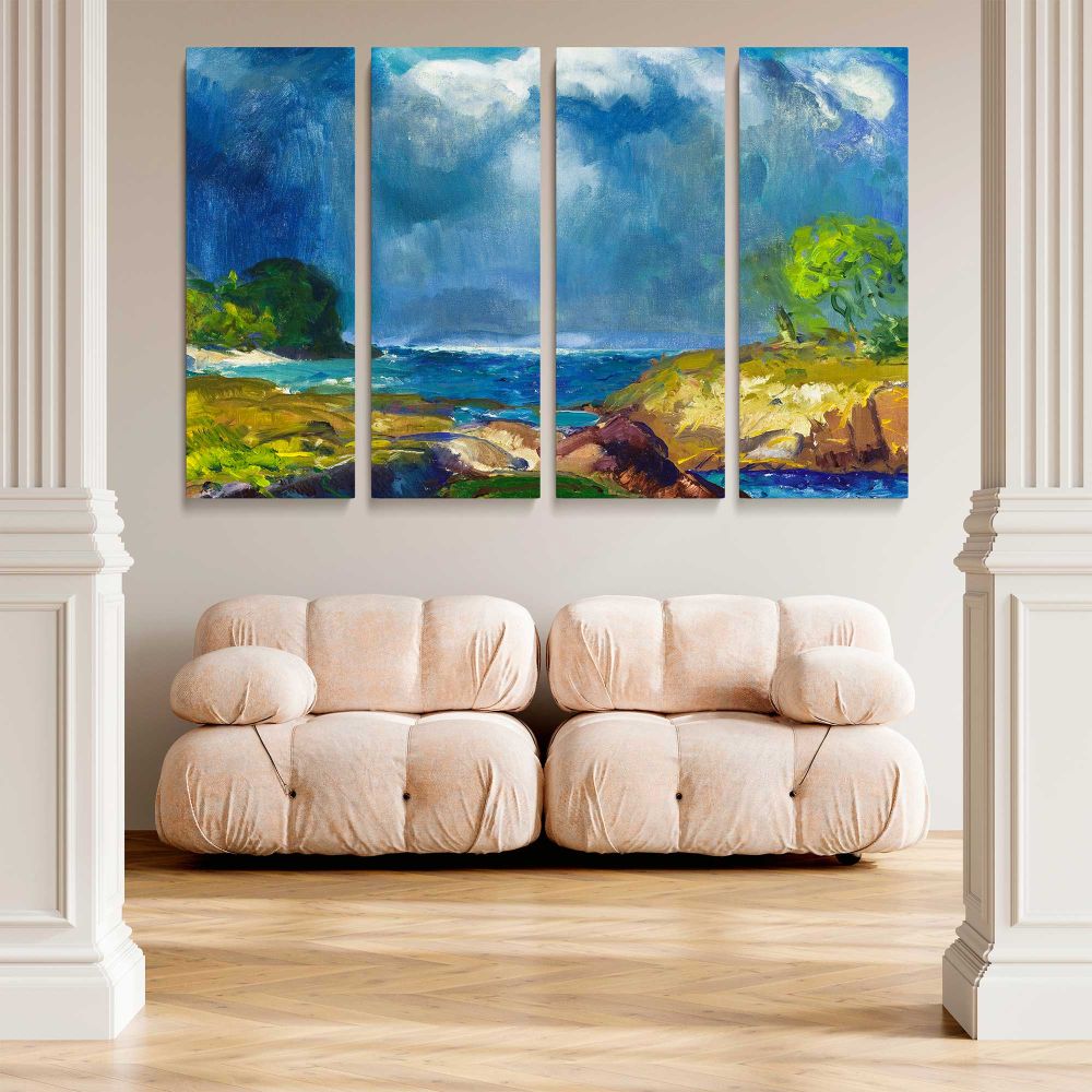 The Coming Storm canvas wall art in room setting 5
