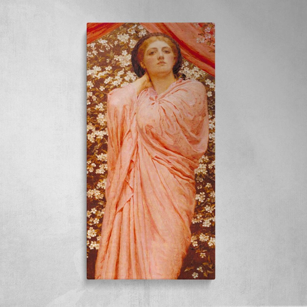 Albert Moore Blossoms Tate Britain by Albert Joseph Moore Canvas Wall Art Print