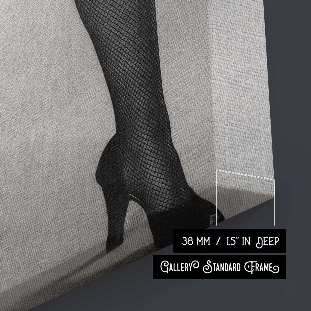 Marilyn Monroe River of No Return Portrait close up showing gallery canvas texture and depth