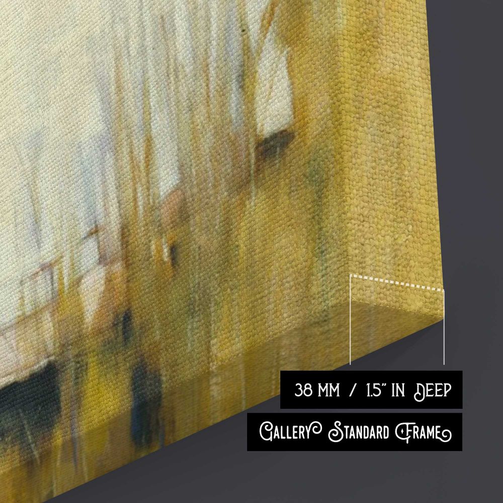 The Return of the Reapers by Henry Herbert La Thangue close up showing gallery canvas texture and depth