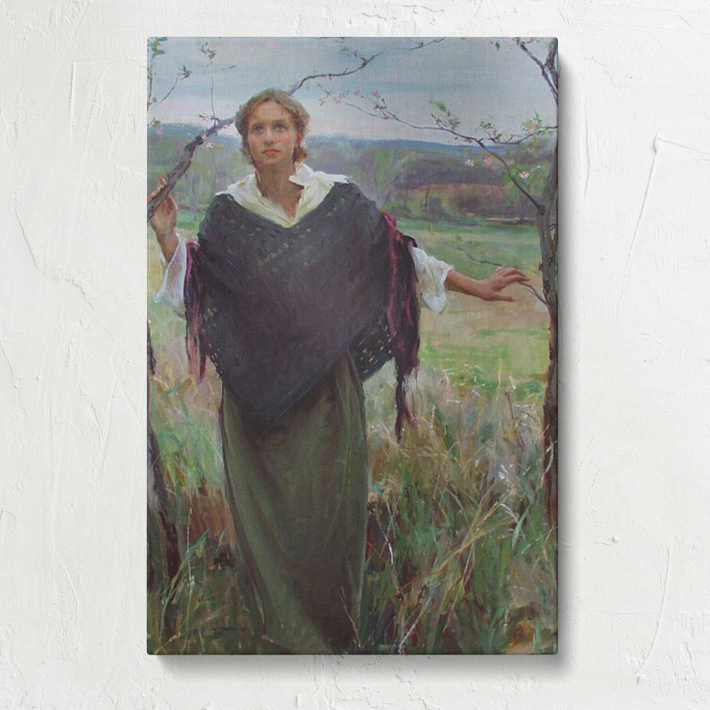 Listening by Daniel Gerhartz canvas print, front view