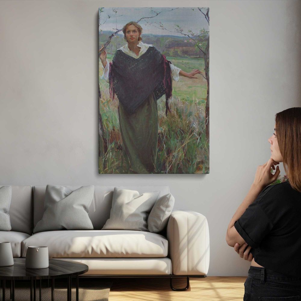 Listening by Daniel Gerhartz canvas print, room display
