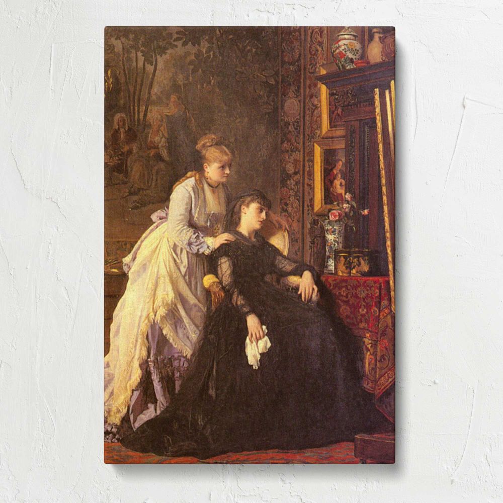 Memories Interior Scene canvas print, front view