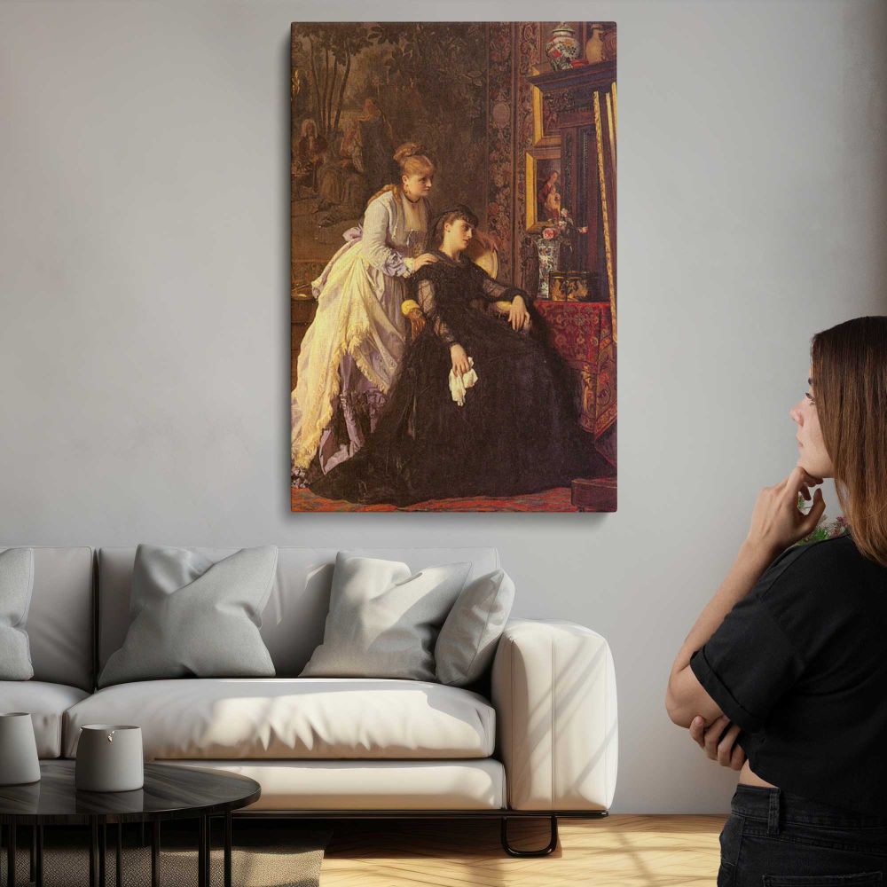 Memories Interior Scene canvas print, room display