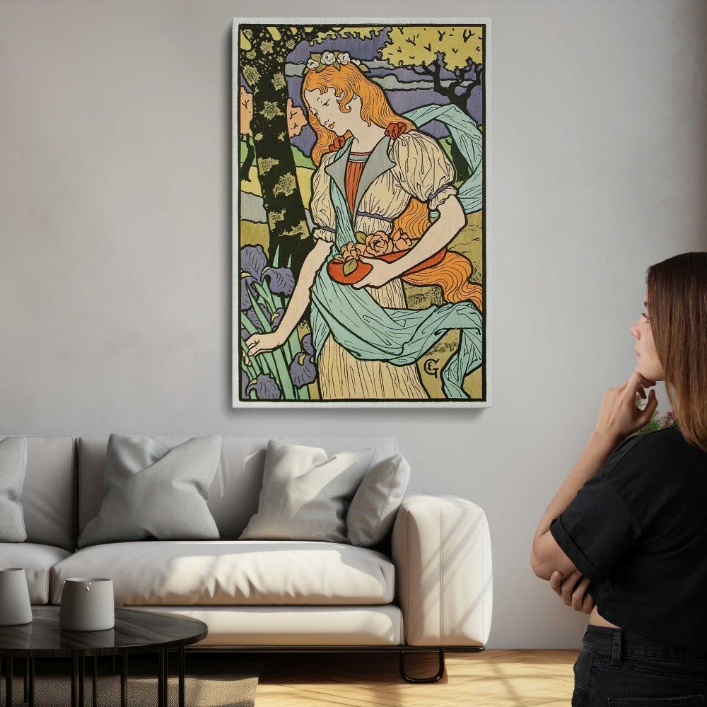 Grafton Galleries French Decorative Art Exhibition canvas print, room display