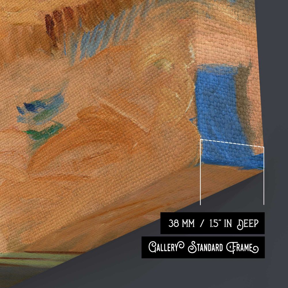 Hall of the Ambassadors Alhambra Granada by Joaquín Sorolla canvas print, canvas edge detail