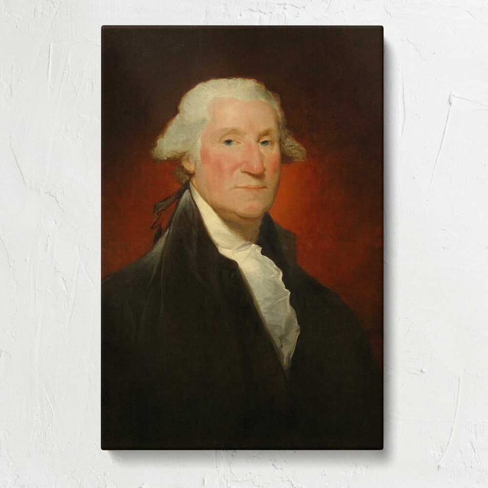 George Washington Vaughan Portrait canvas print, front view