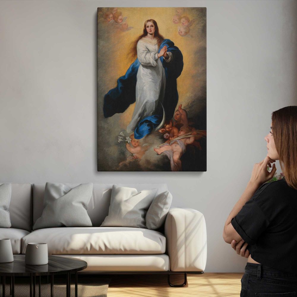 The Immaculate Conception of Escorial canvas print, room display