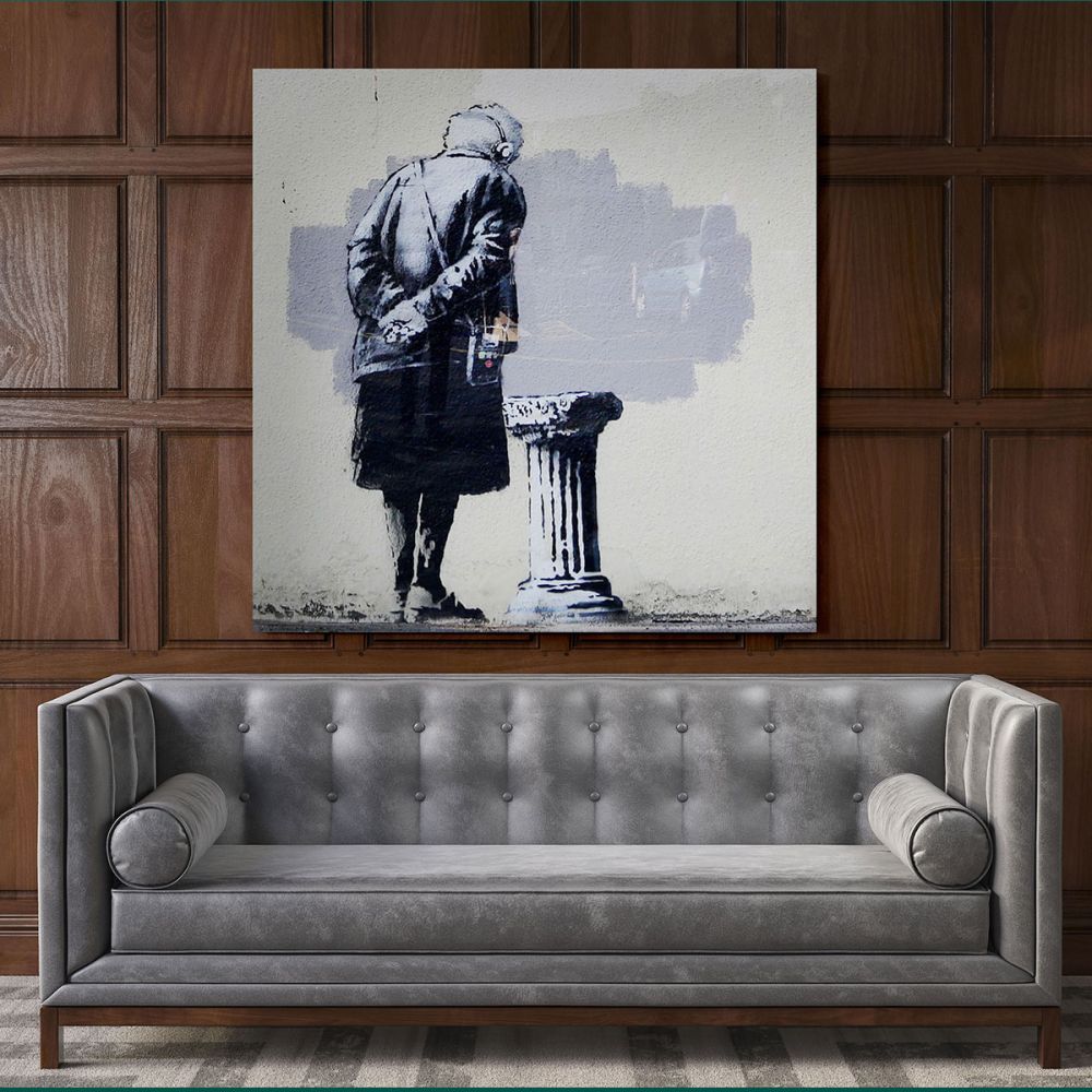 Folkestone Art Buff Banksy Style Street Graffiti Art Collection Canvas