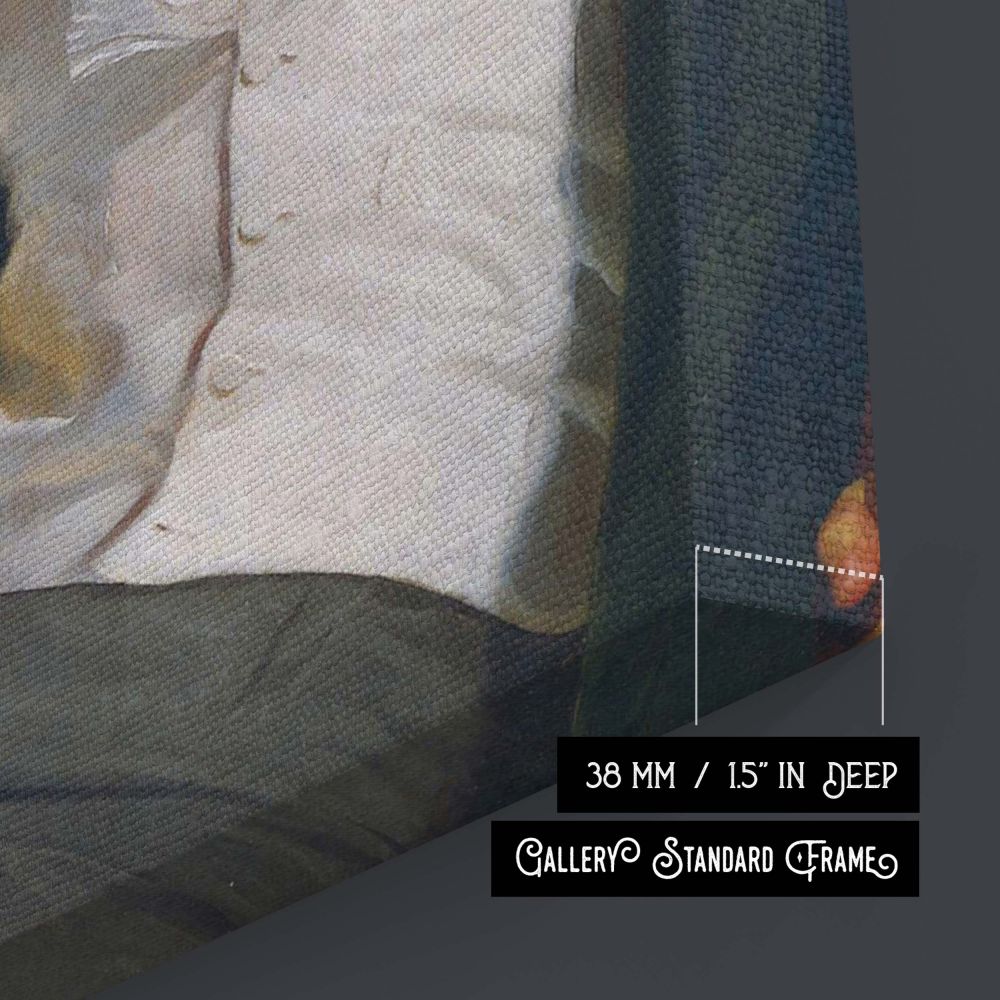 Daniel La Motte by Thomas Sully - Refined Portrait in Classic Interior Setting canvas wall art - Image 8