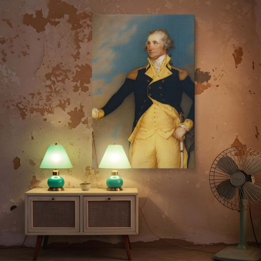 George Washington by John Trumbull - Military Leadership in Historic Pose canvas wall art - Image 5