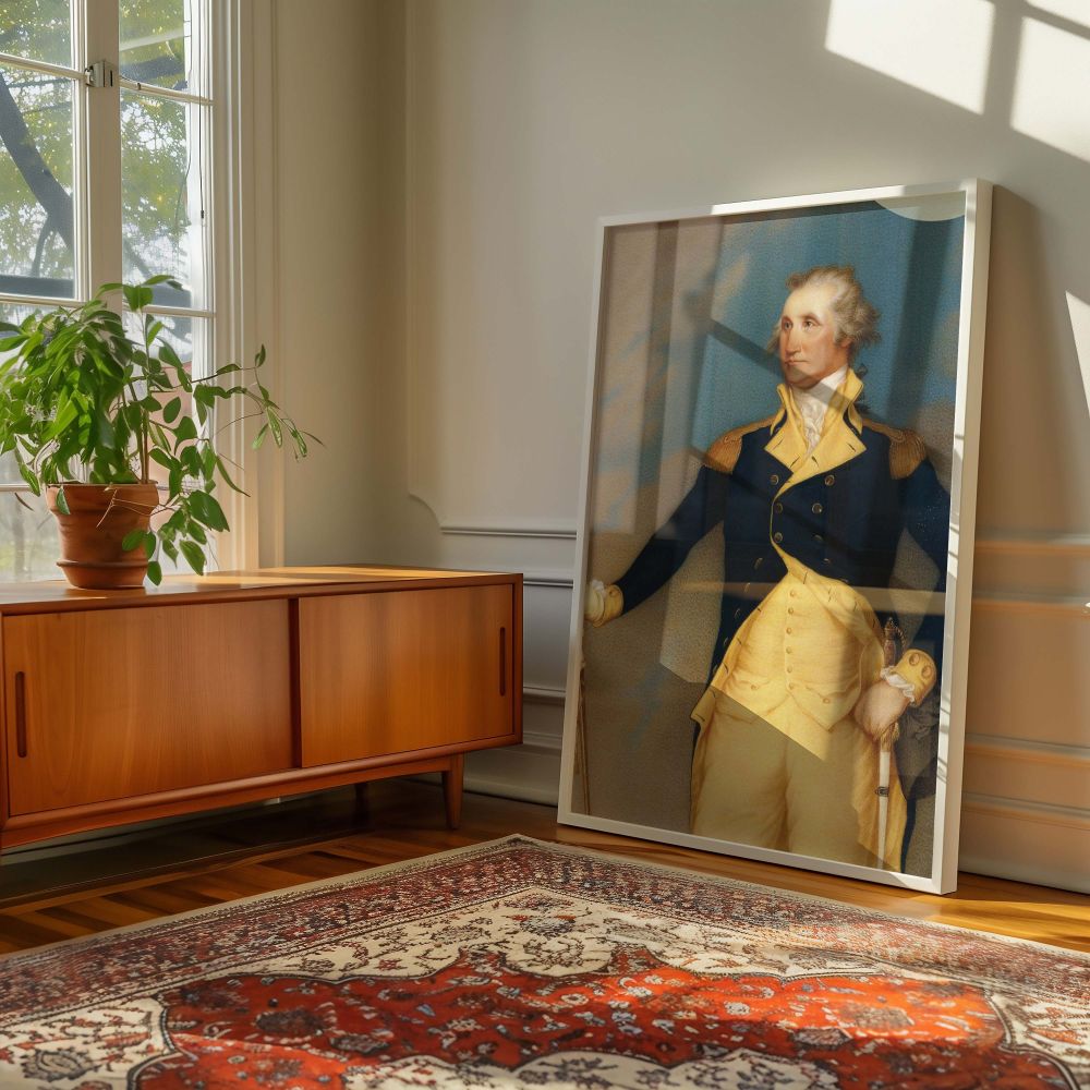 George Washington by John Trumbull - Military Leadership in Historic Pose canvas wall art - Image 6