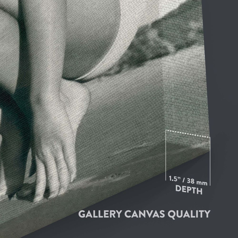 Marilyn Monroe Bikini Pose - Iconic Model at Beach Vintage Canvas Wall Print - Image 9