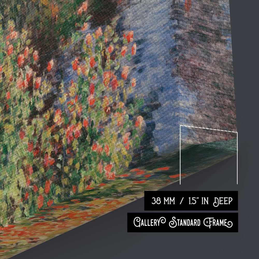 Monet, Claude - Corner of the Garden at Montgeron — room mockup view 5