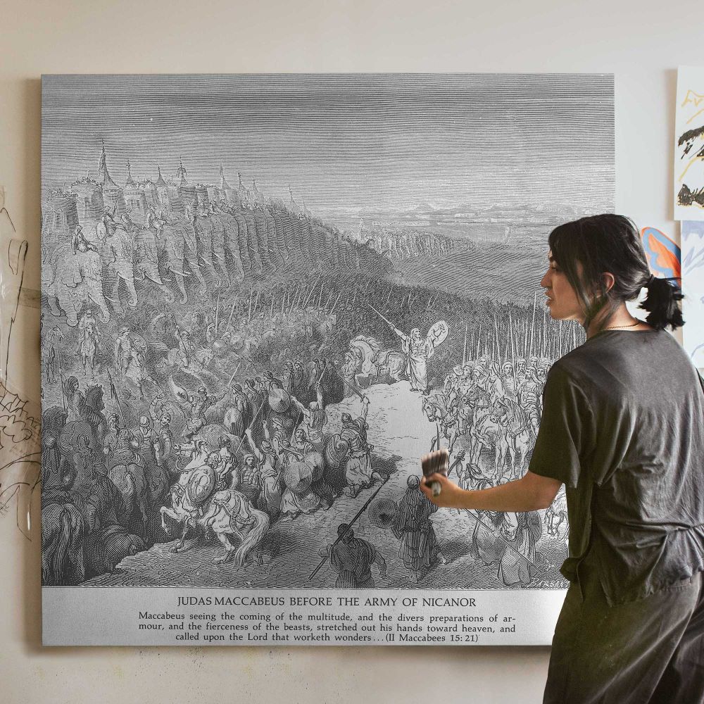 OT-160 Judas Maccabeus before the Army of Nicanor — room mockup view 3