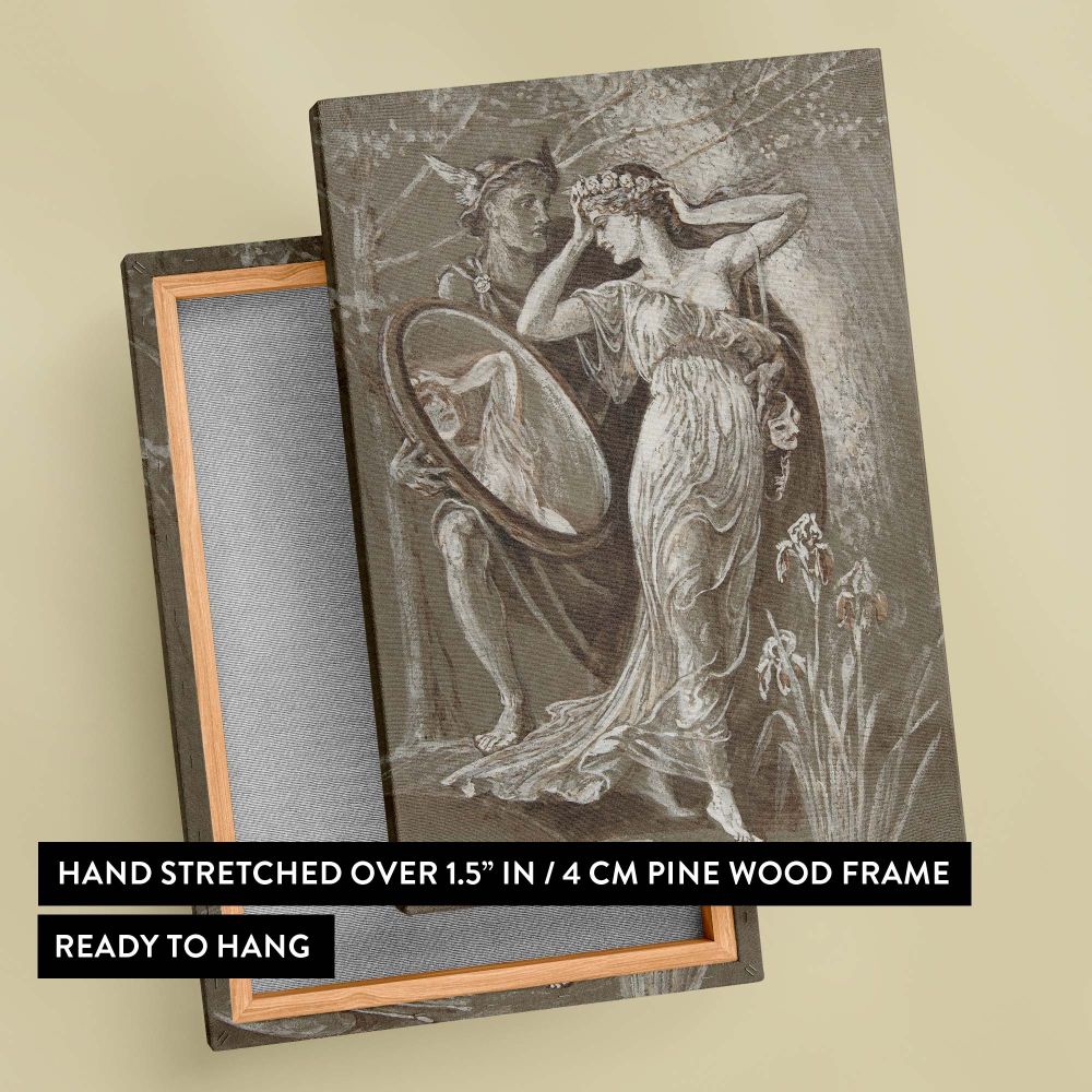 The Mirror of Venus - Classical Allegory of Art and Life (1890) By Walter Crane canvas wall art - Image 6