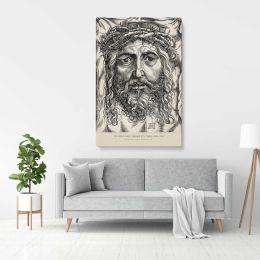 The Head of Christ Crowned with Thorns (circa 1530) print in high resolution by Canvas Wall Art
