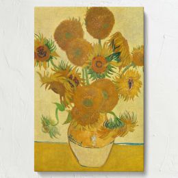 Sunflowers - Floral Still Life in Yellow Vase By Vincent van Gogh 