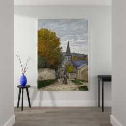 Street in Sainte-Adresse - French Village Landscape By Claude Monet 