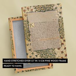 The Story of the Dwellers at Eyr - Illuminated Manuscript Floral Art By William Morris 