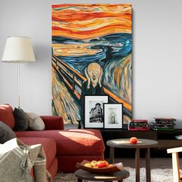 The Scream - Iconic Expressionist Art in Vivid Tones By Edvard Munch 