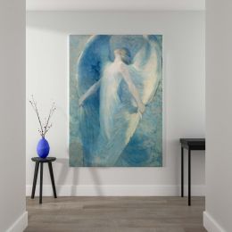 The Angel - Soft Toned Spiritual Figure By William Baxter Closson 